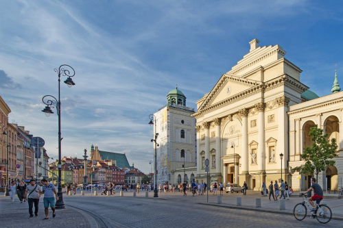 The church of St. Anne in the Old Town.