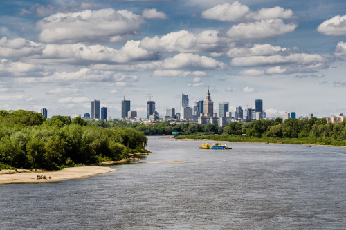 Warsaw – view from the Vistula River.